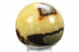 Polished Septarian Sphere - Madagascar #289950-1